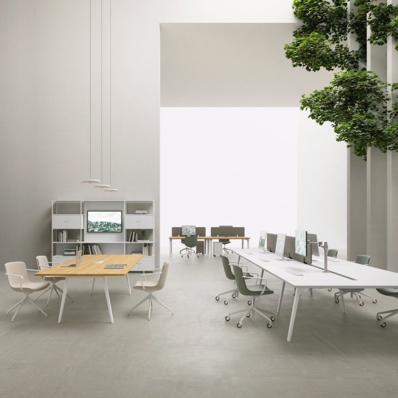 Open space e postos de trabalho: o híbrido que funciona à terça