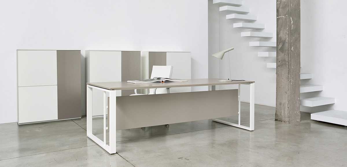 Velvet Frezza mesa escritorio vidro