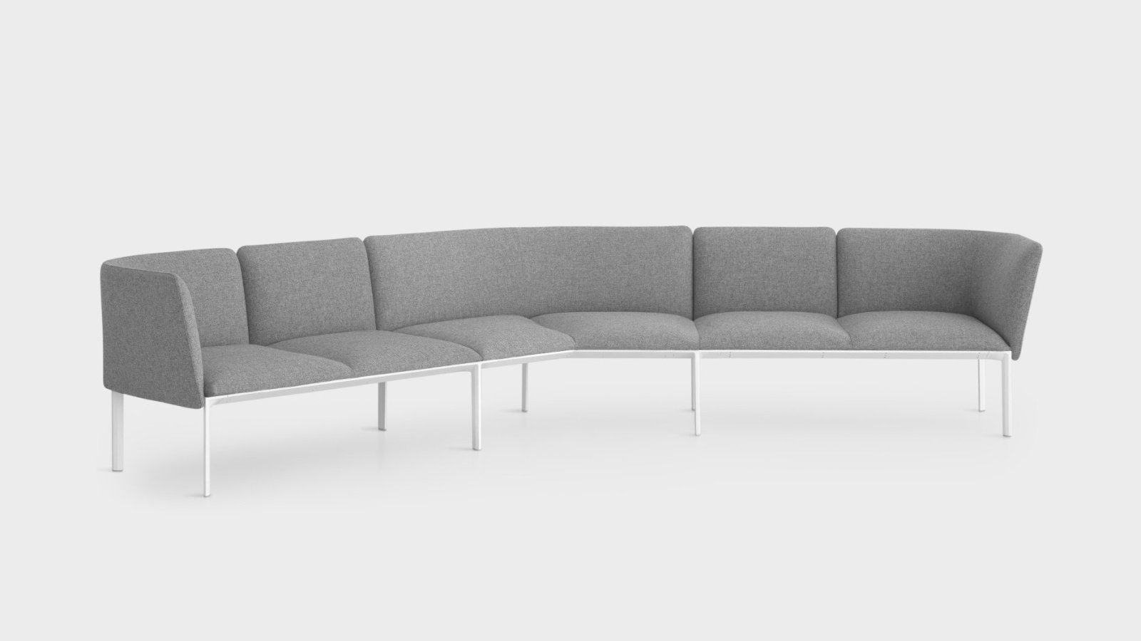 Assentos de espera modulares ADD da Lapalma numa receção