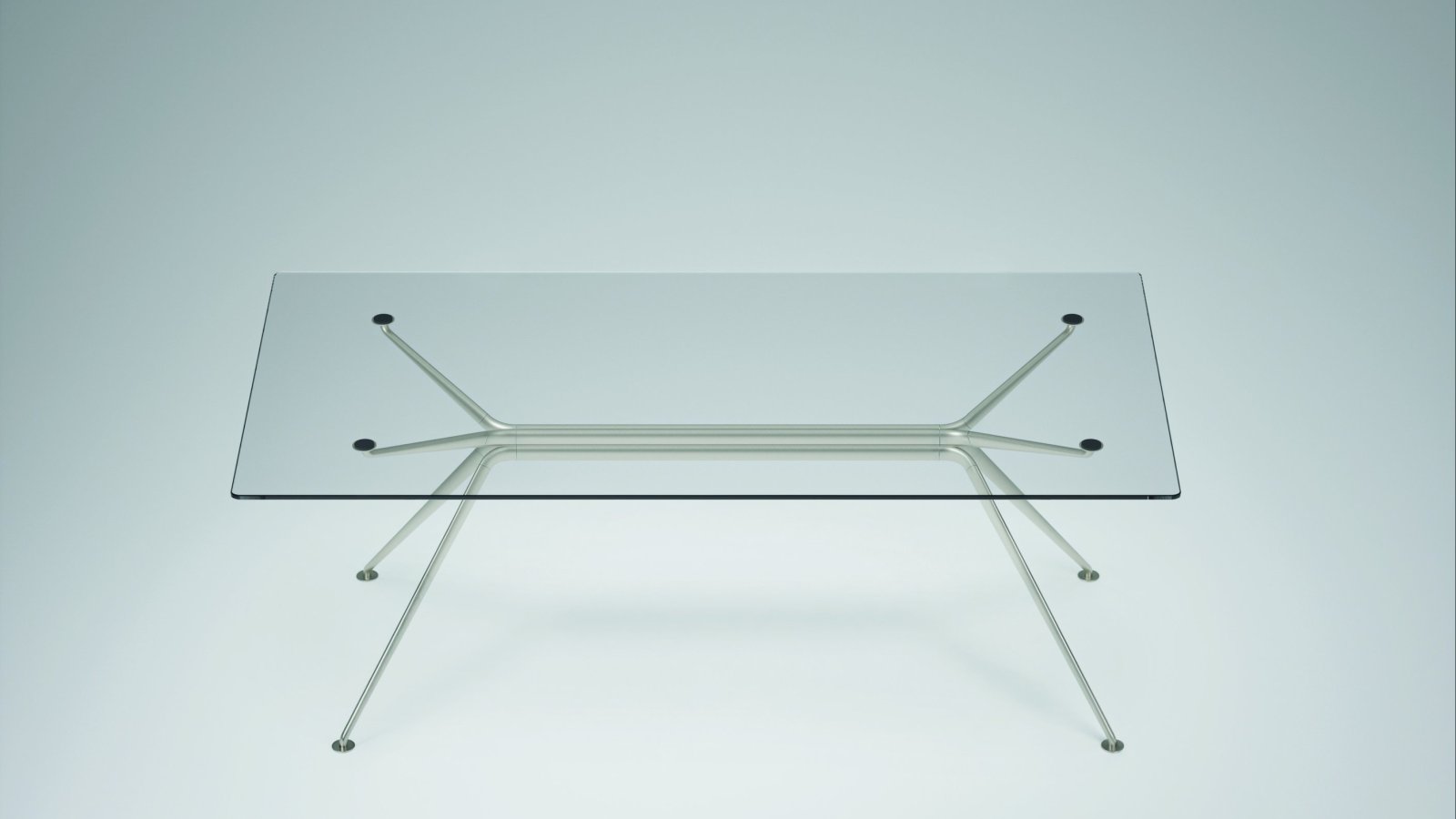 Secretaria design Cosmos da Tecno com coluna de quatro elipses