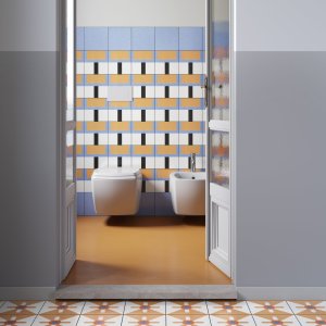 Padrão Scheme da coleção Mattonelle Margherita da Mutina