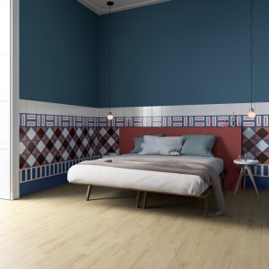 Grafismo Square Terracotta desenhado à mão por Nathalie Du Pasquier