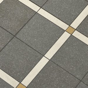 Grés Time na cor Dover White em textura Rough