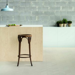 Transicao do interior para o exterior com pecas Mews na cor Pigeon