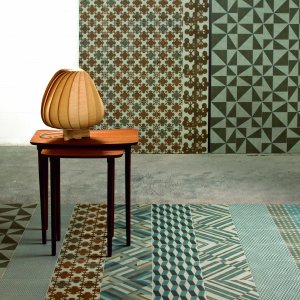 Casa de banho de direção com patchwork Azulej