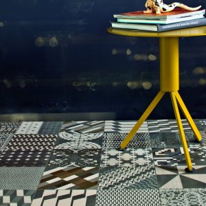 Pormenor do padrão Azulej Renda da Mutina