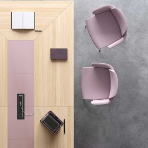 Mesa quadrada Arche de 160 cm para oito