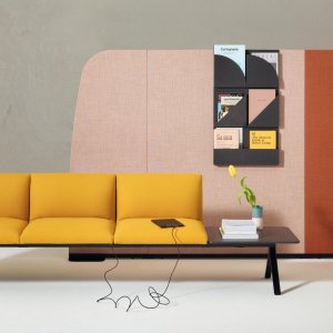 Canto lounge Kiik num espaço colaborativo