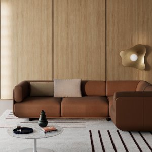 Pormenor de canto do sistema modular Shaal