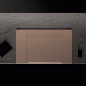 Secretária Eleva elevada para trabalho de pé num gabinete de direção