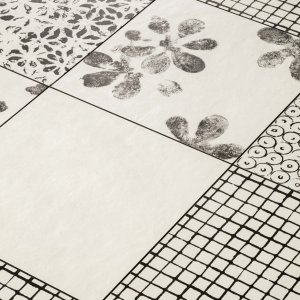 Parede revestida com uma textura Chymia