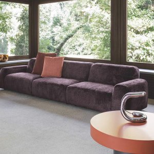 Sofás e assentos lounge: composição de canto Cloud da Flexteam