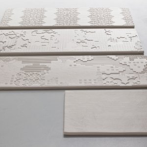 Pavimento em Bas-Relief Code 26,5x18 da Mutina
