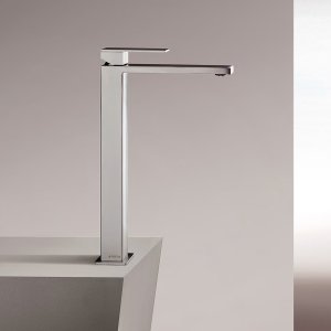Torneiras de design Mint de Fantini: monocomando de lavatório em Matt Black