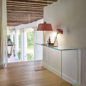 Ilharga em vidro da secretária Rialto da FIAM