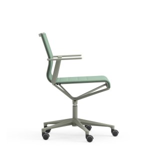 Cadeira de reunião Stick Chair em pele