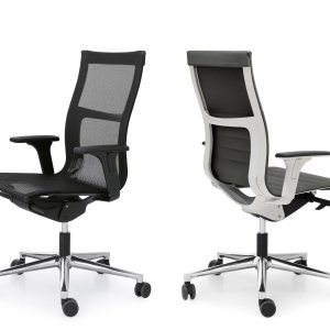 Banco Una Stool com aro apoia-pés