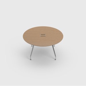 Pé em alumínio fundido polido de uma mesa UniTable da ICF