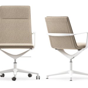 Canelado horizontal no revestimento da Valea Chair