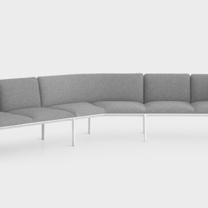 Assentos de espera modulares ADD da Lapalma numa receção