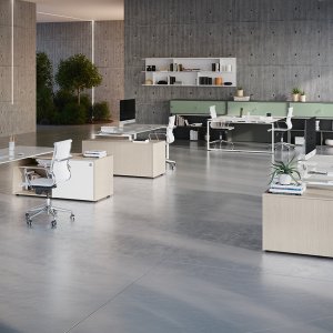 Painel modesty linear da secretária Loft