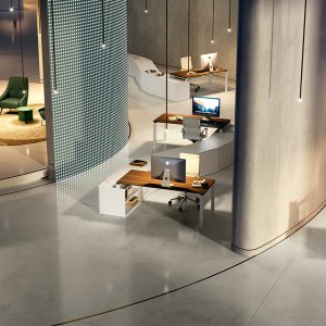 Bloco de gavetas Loft com gaveta de arquivo