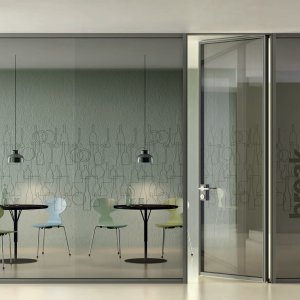 Painel de vidro decorado do sistema Simple Bold da Luconi