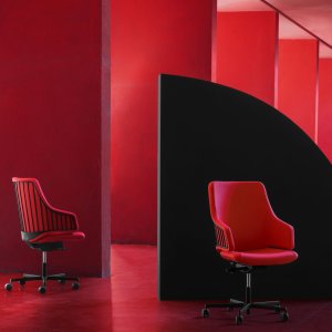 Sala de reuniões com cadeiras Italia e Meraviglia