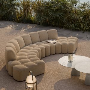Array da mdf italia numa zona de espera hospitality