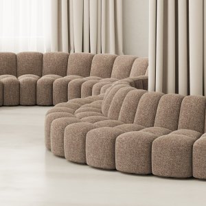 Array da mdf italia com mesa em nogueira Canaletto