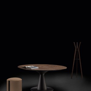Mesa de reuniao Metar de 280 cm com base de carvalho