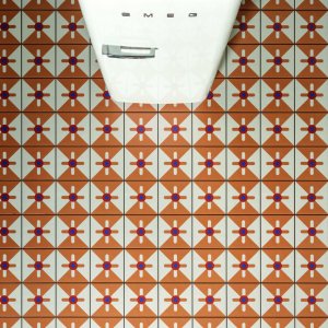 Peça Parallel Orange em 20,5×10,1 cm da Mutina
