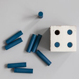 Bloco Bloc Pearl mate com quatro furos