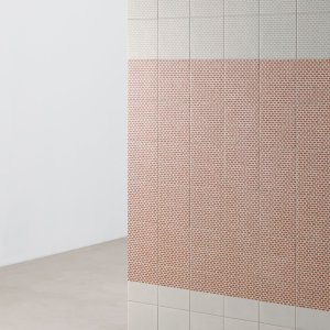 Padrão Grainy White de Tape Mutina sobre base branca