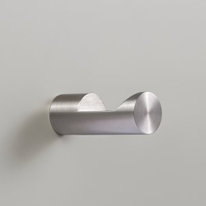 Porta-rolos Opus em aço inoxidável acetinado