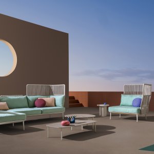 Sofá Buddy Sofa 218 da Pedrali com braços
