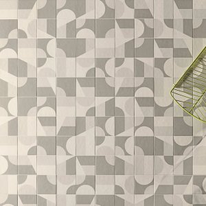 Família Puzzle Creta em tons de tijolo