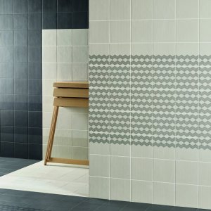Padrão Mesh Green da coleção Tape em grés vidrado