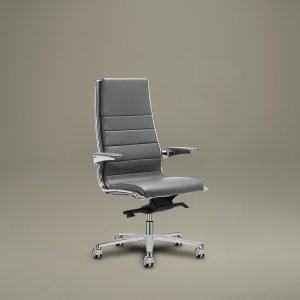 Cadeirão de direção Sit it da Sitland em pele