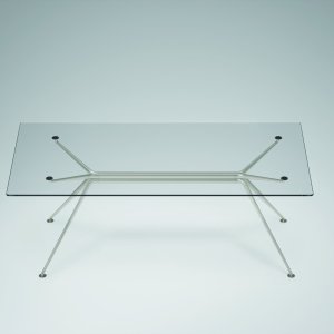 Secretaria design Cosmos da Tecno com coluna de quatro elipses