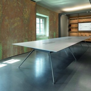 Estrutura Cosmos em Cobalt com prateleiras lacadas Chalk