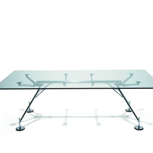 Sistema Nomos da Tecno com espinha dorsal tubular de metal