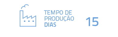 tempo de produção: 15 dias