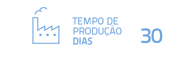 tempo de produção: 30 dias